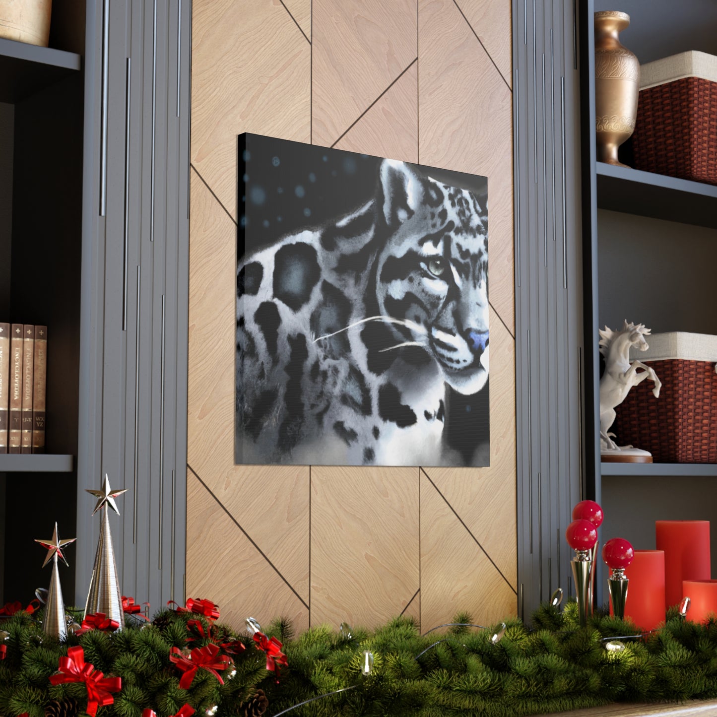 Clouded Leopard Majesty - Canvas