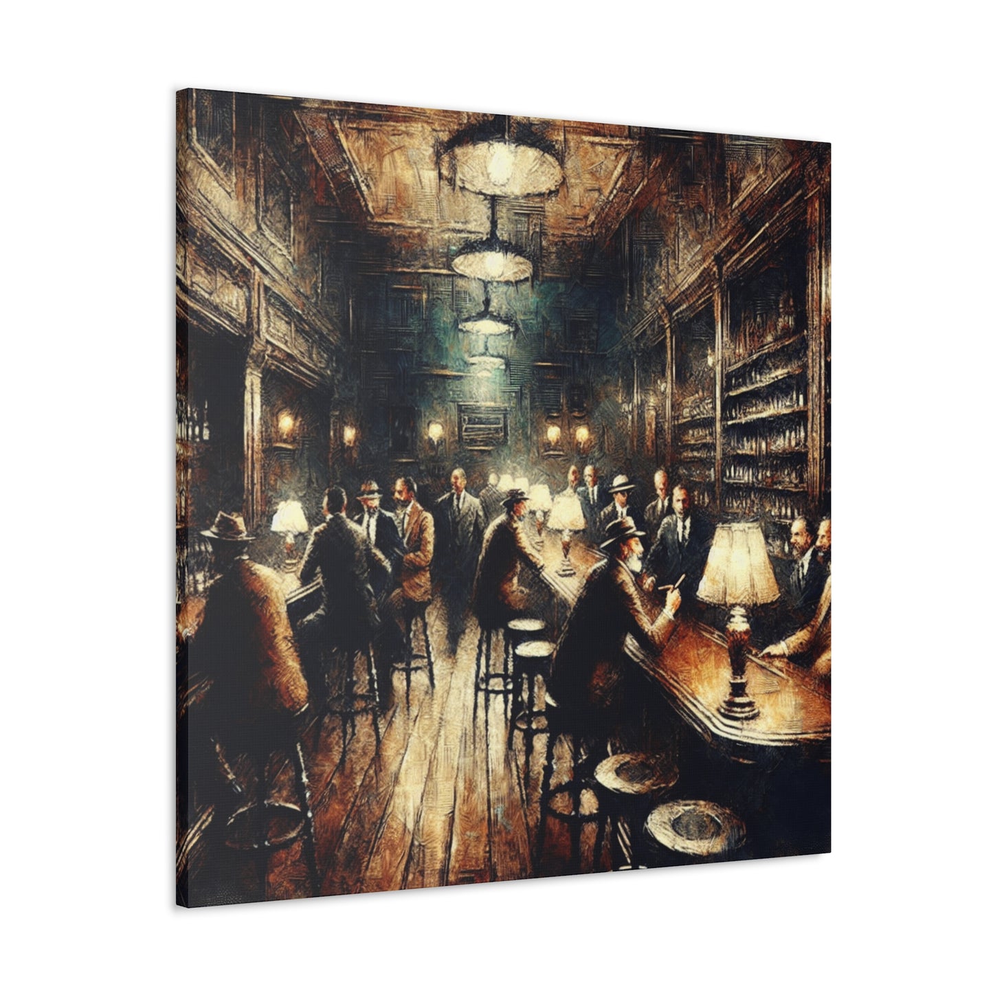 Smoky Elegance Exhibit - Canvas