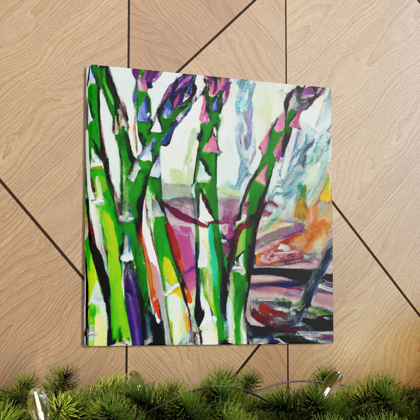 "Asparagus and Abstraction" - Canvas