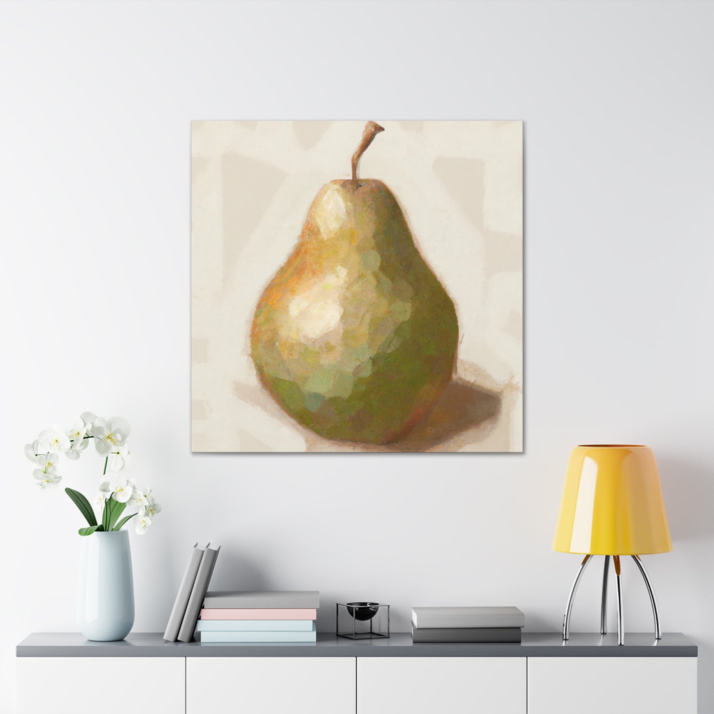 "Pear in Pastels" - Canvas