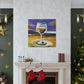 "Wine Glass by Moonlight" - Canvas