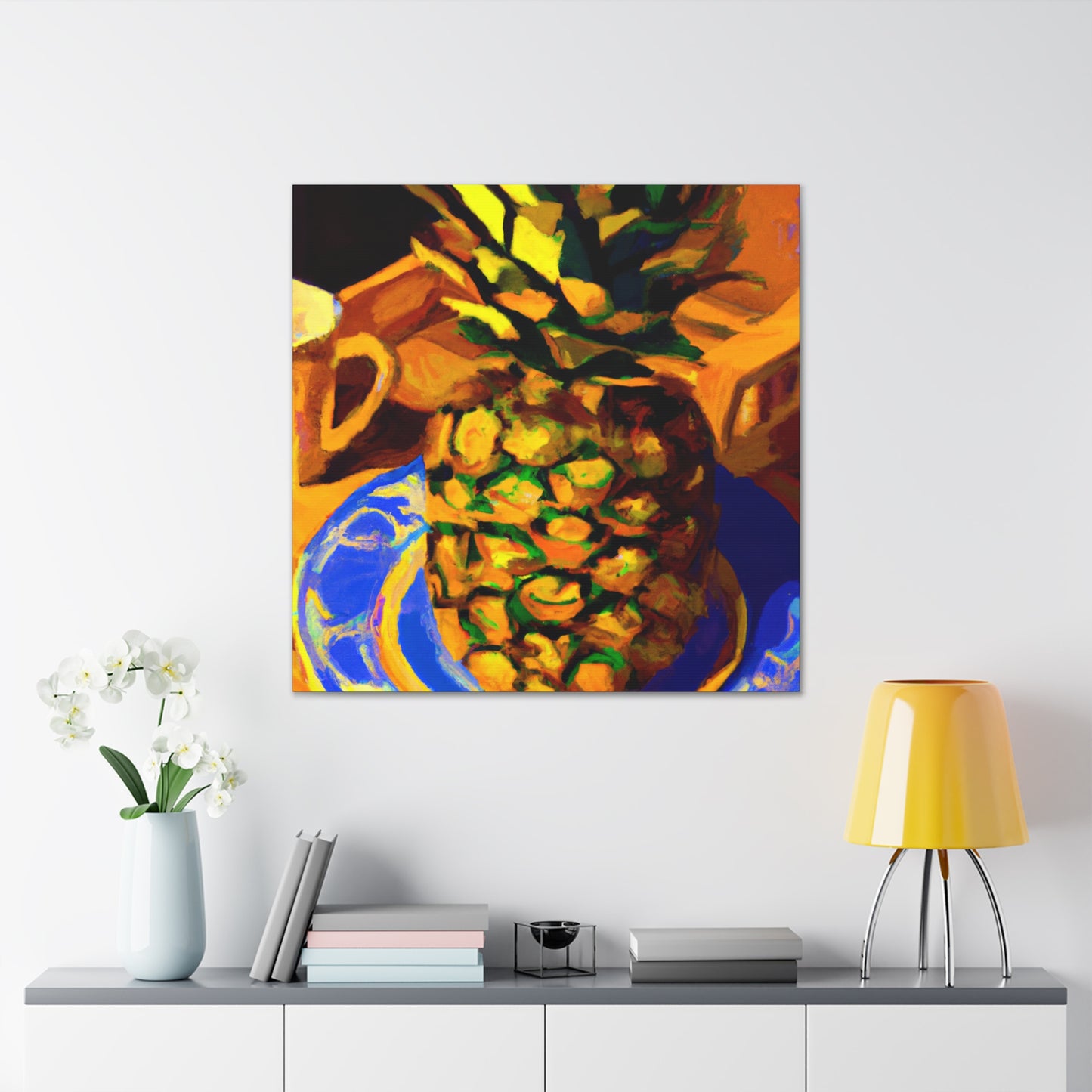 Pineapple Portrait Impression - Canvas