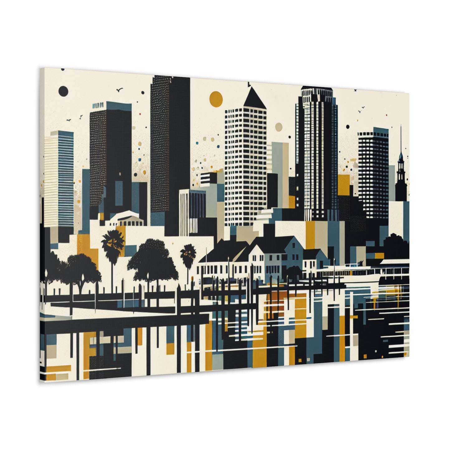 "Serene Tampa Melodies" - Canvas