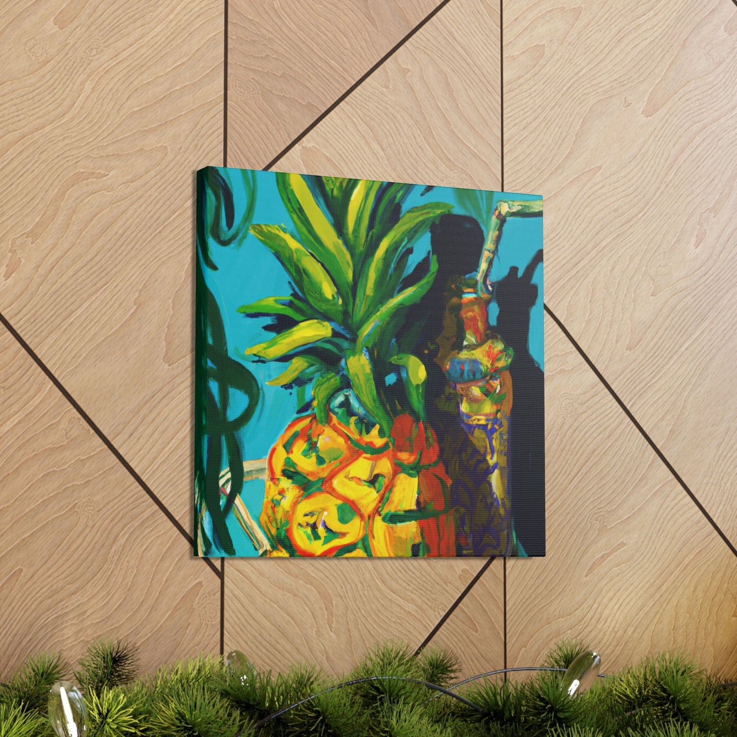 Pineapple in Neoclassicism - Canvas