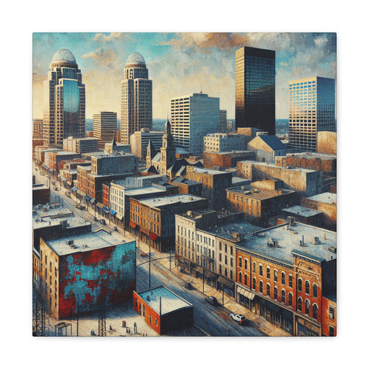 "Louisville's Living Time Machine" - Canvas