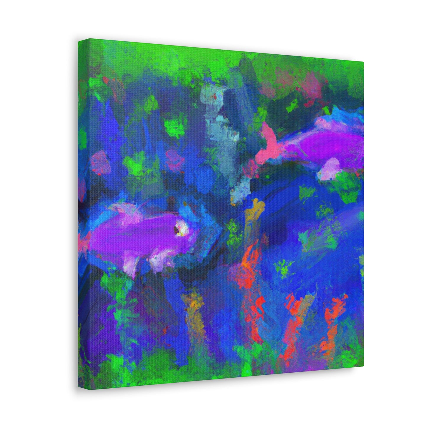 "Neon Tetras Expeditionary". - Canvas