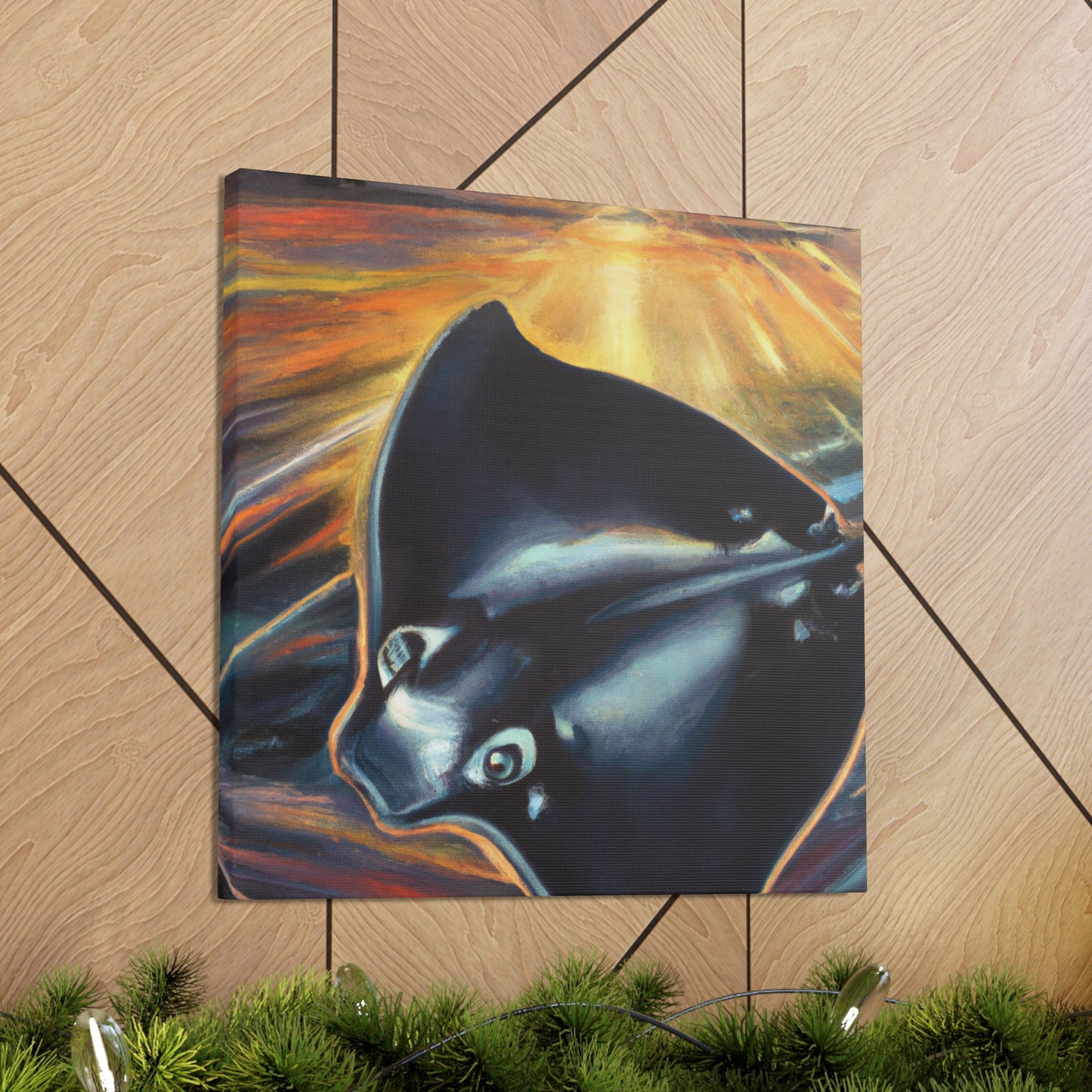 Stingray Art Deco Dream - Canvas