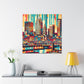 "Louisville Lively Colors" - Canvas