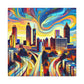 Peachtree Ascending Skyscrapers - Canvas