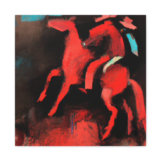 Saddle in Abstract Form - Canvas