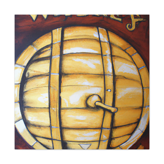 "Whiskey Barrel Abundance" - Canvas