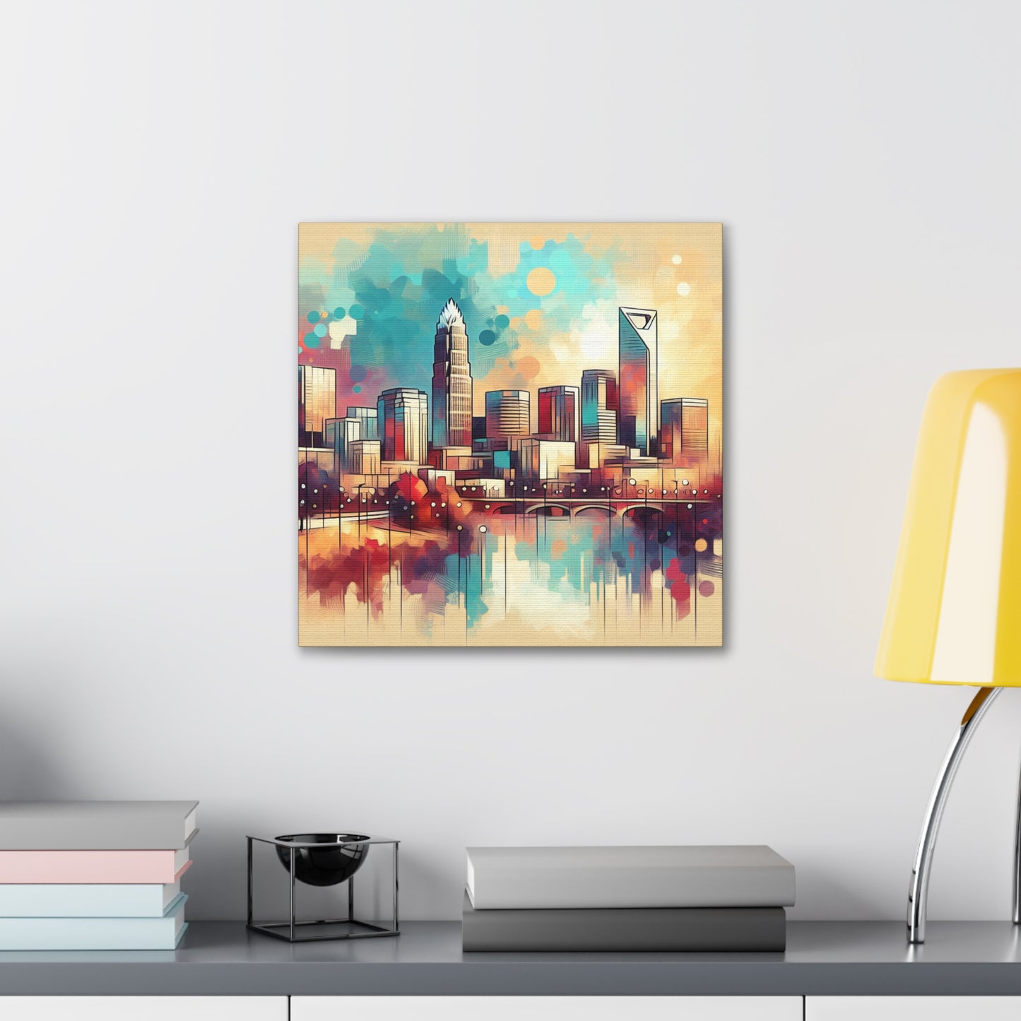 "The Vibrant Urban Spectrum" - Canvas