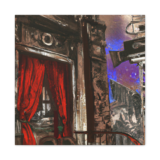 "Vintage Theater Dreamscape" - Canvas