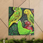 "Conures in Heavens Haze" - Canvas