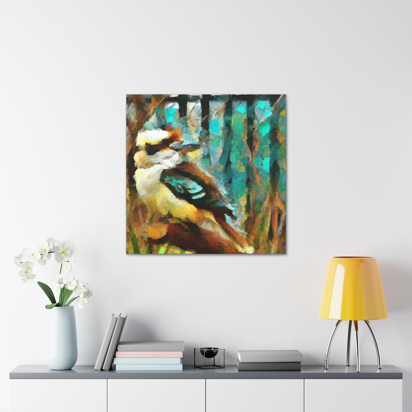 Kookaburra Folk Art - Canvas