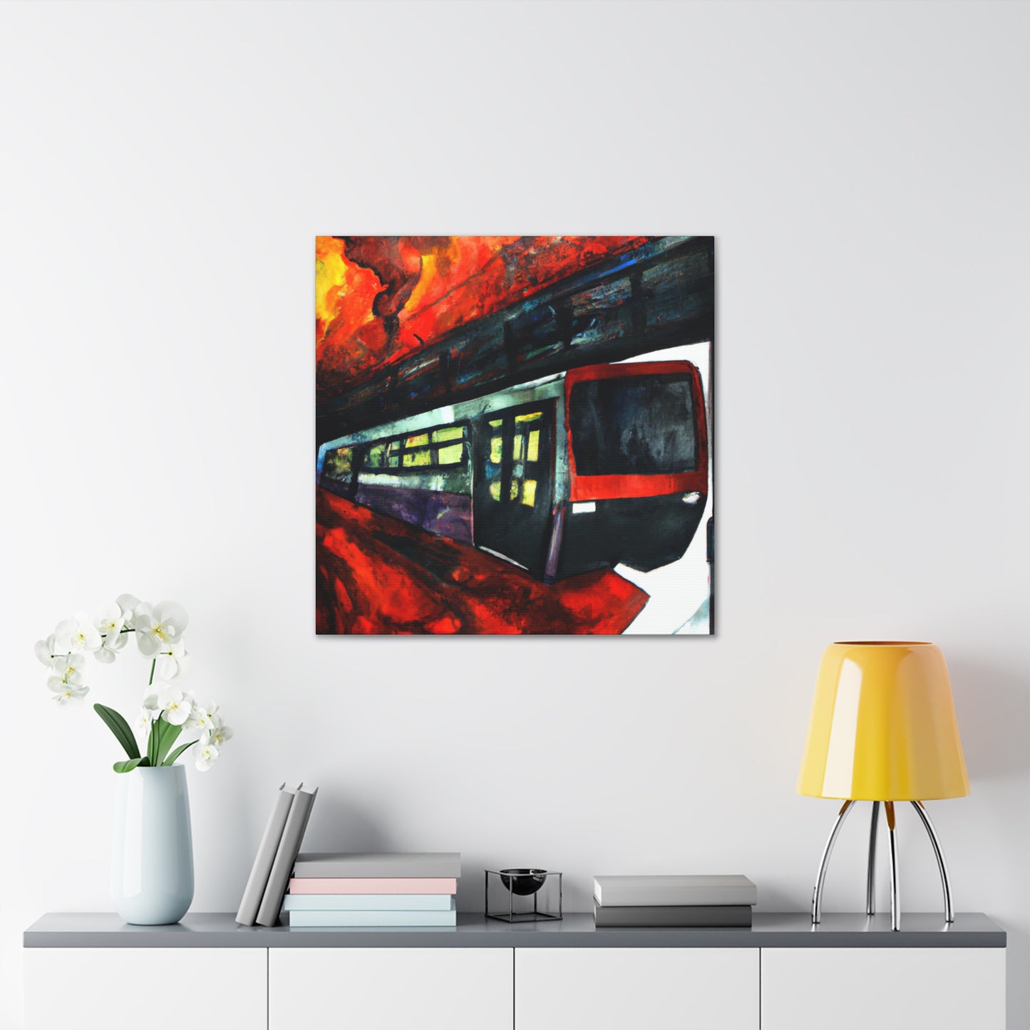 Subway Through History - Canvas