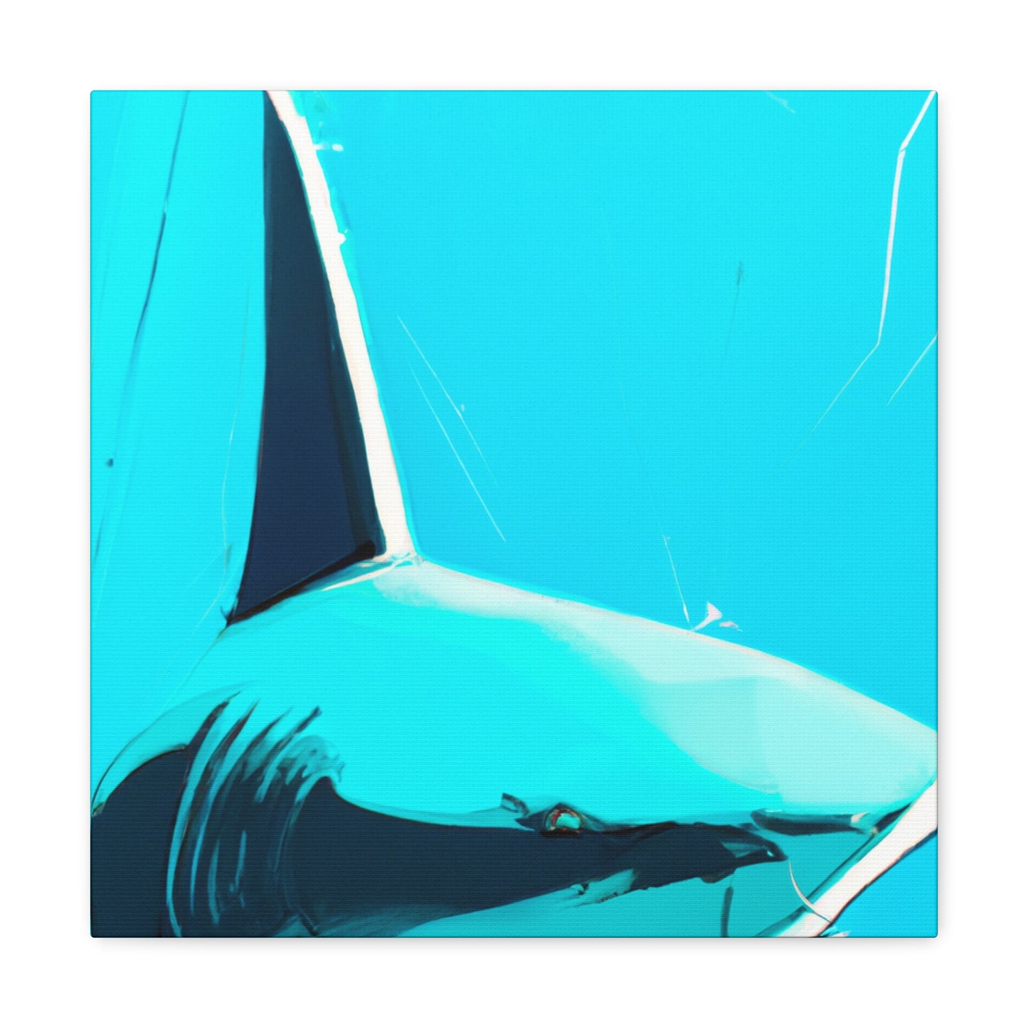 "Shark in the Abstract" - Canvas