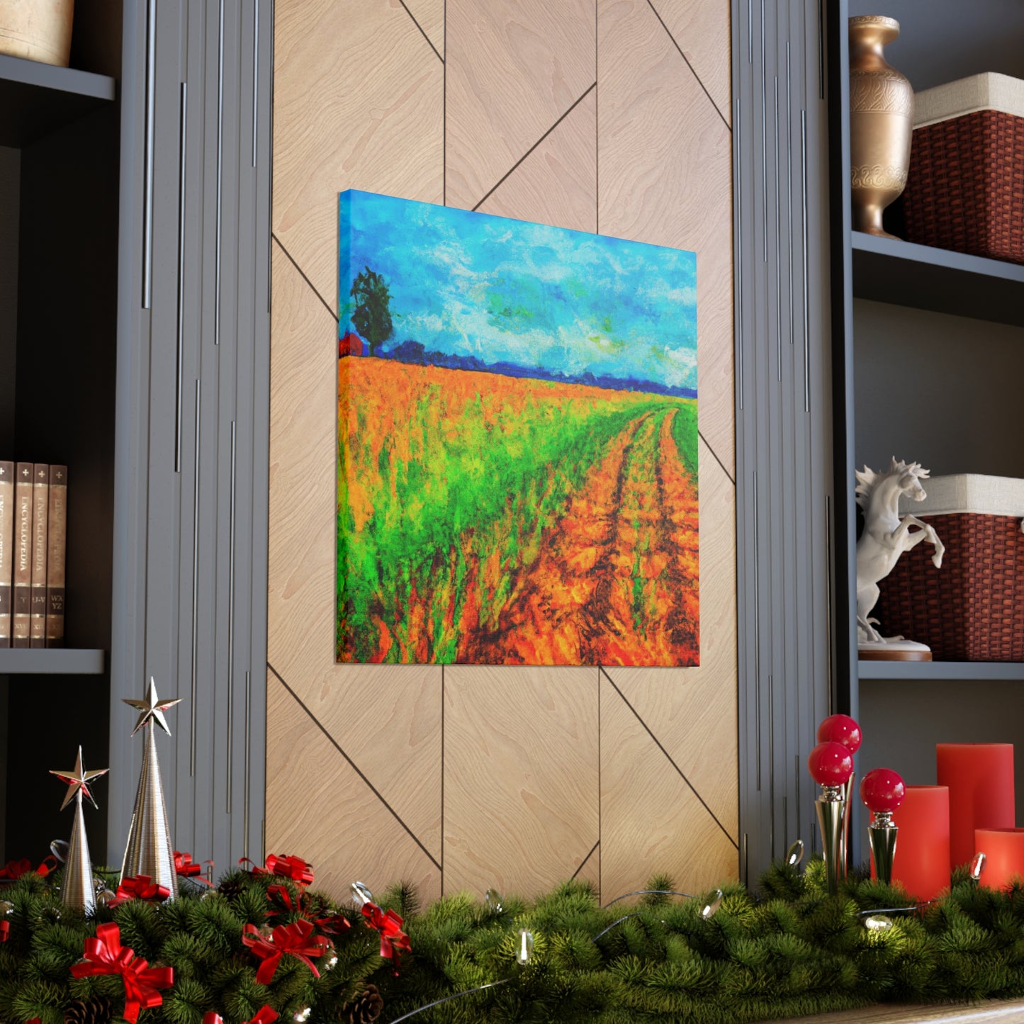 Golden Harvest Fields - Canvas