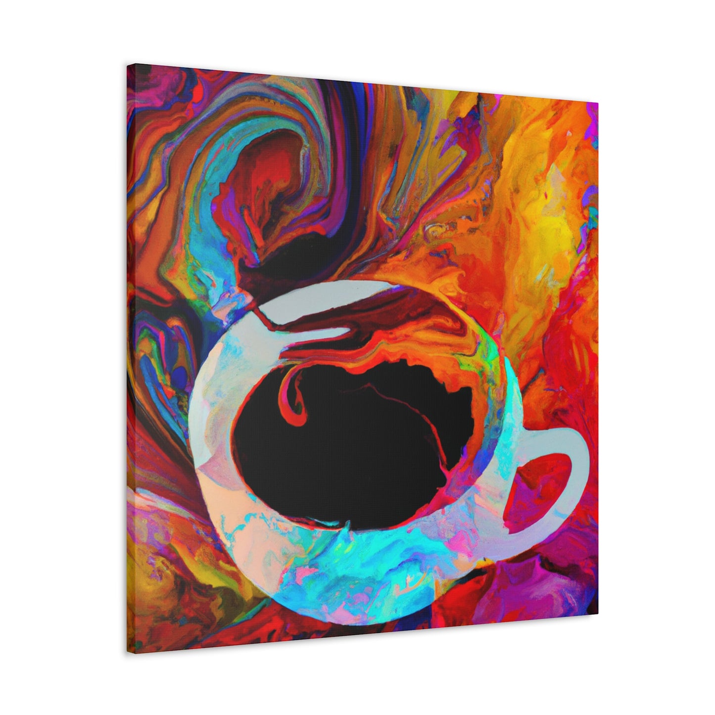 Coffee Cup Pop Art - Canvas