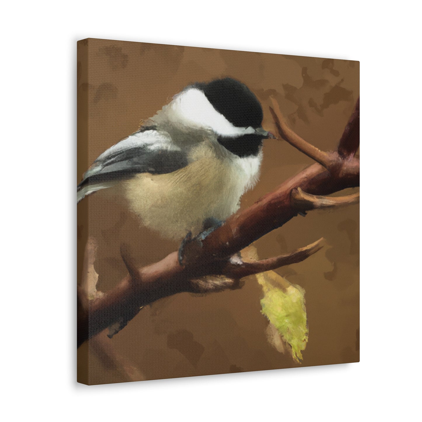 Chickadee's Winter Dance - Canvas