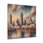 "Serenity Amidst Urban Splendor" - Canvas