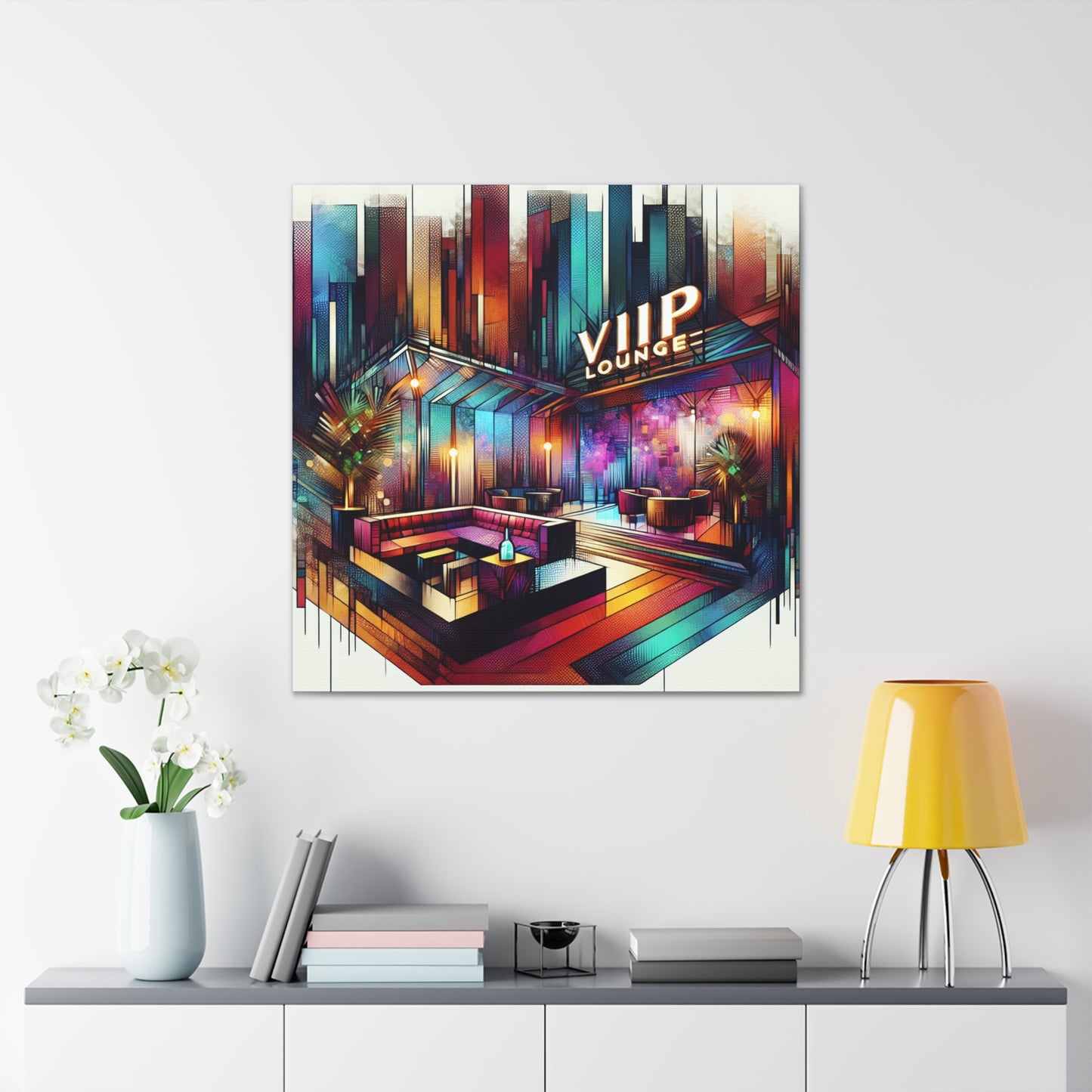 Elevated Elegance Lounge - Canvas