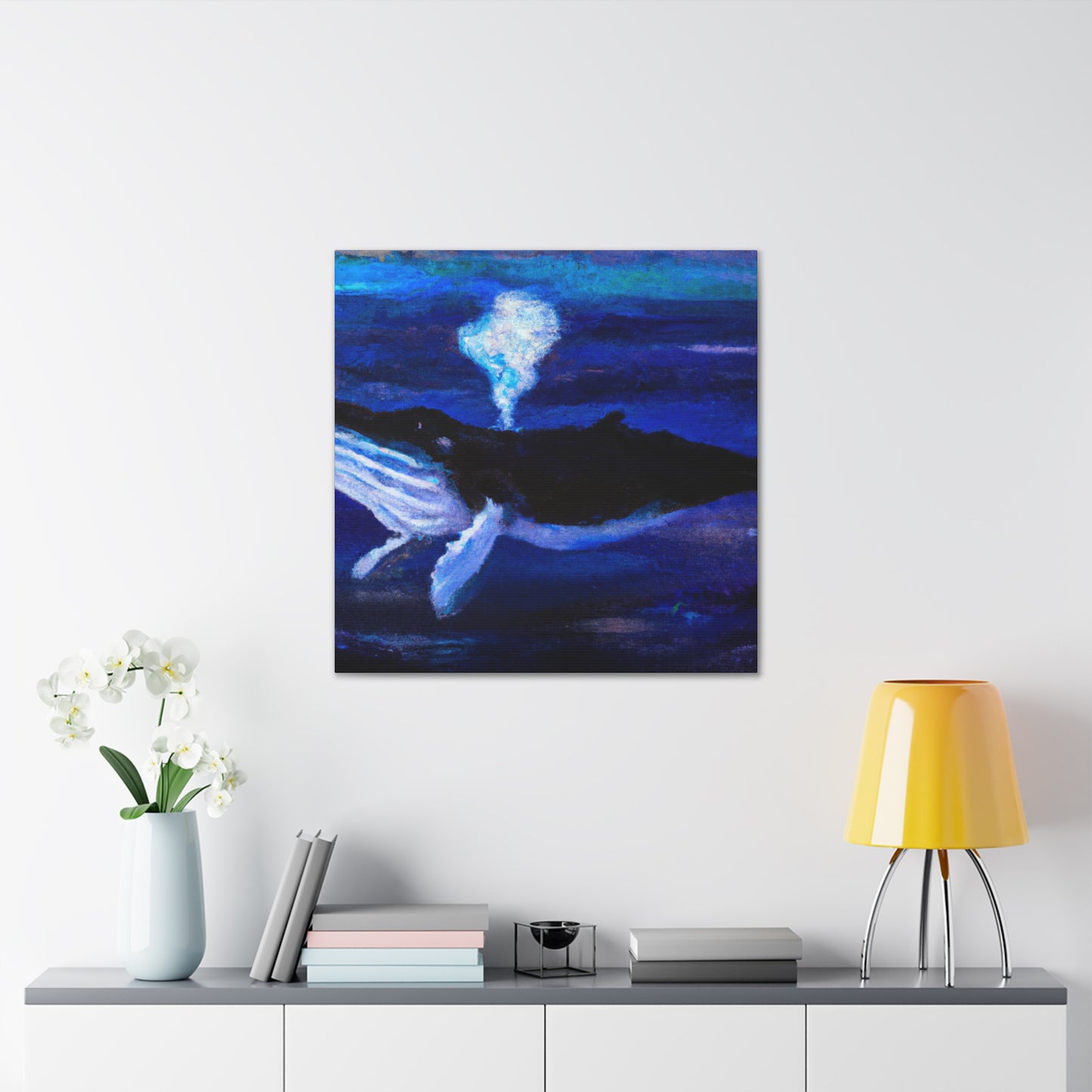 "Whale From Beyond Dreams" - Canvas