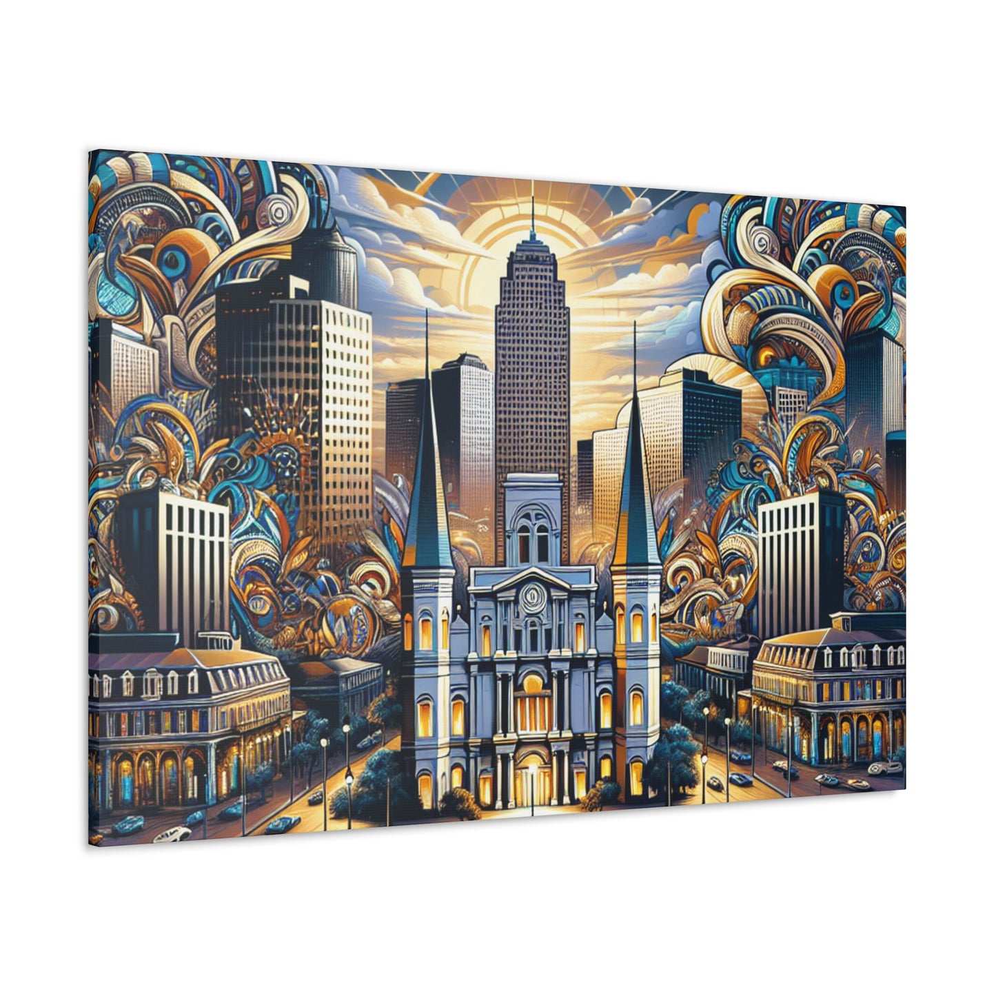 Jazzed City Revelry - Canvas