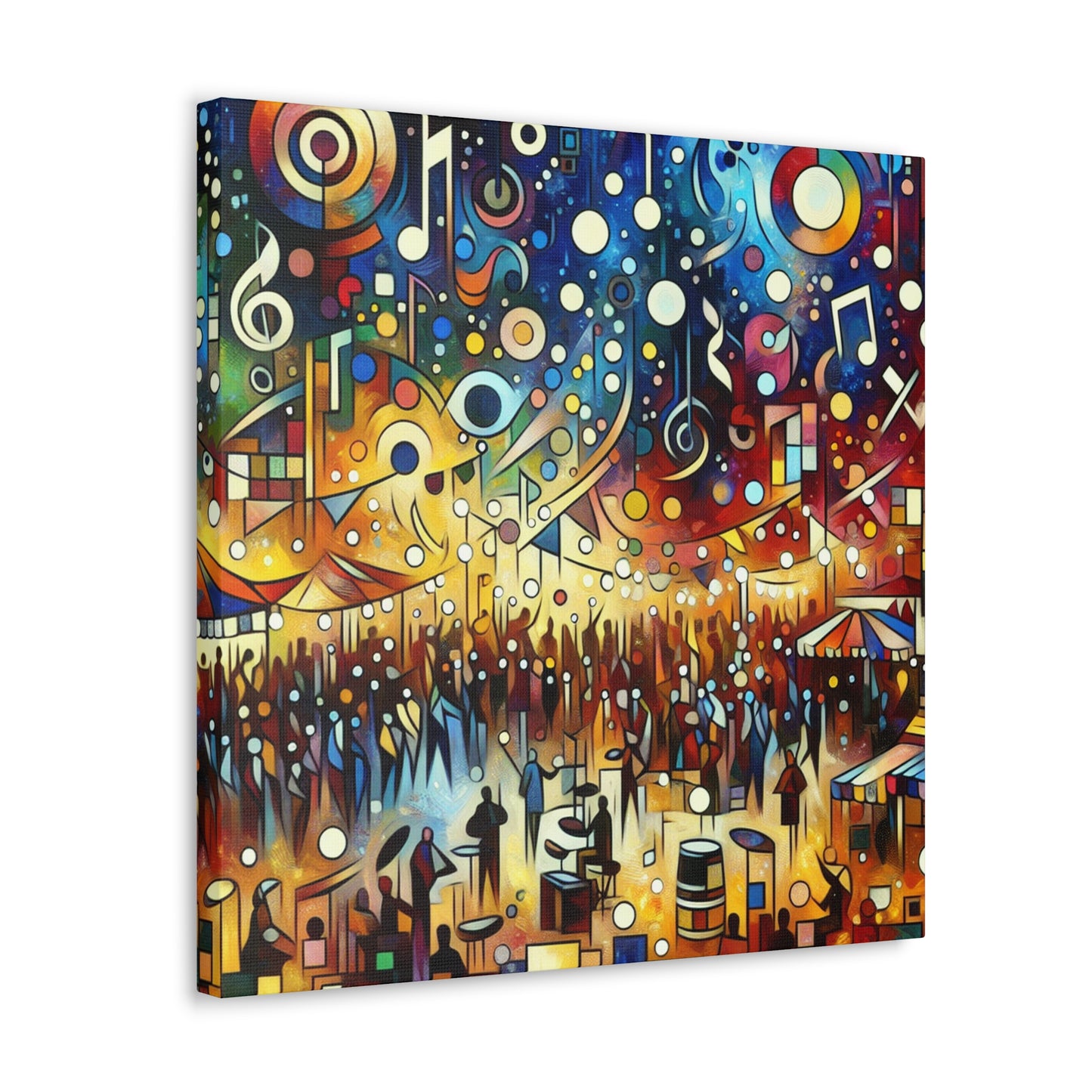 Joyful Celebrations in Motion - Canvas