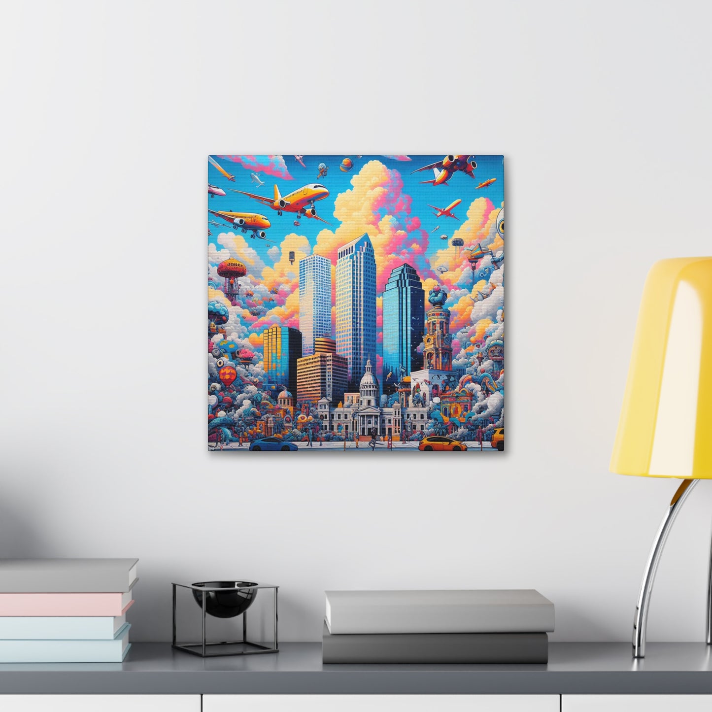 Sunshine City Mosaic - Canvas