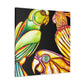 "Conures in Bloom" - Canvas