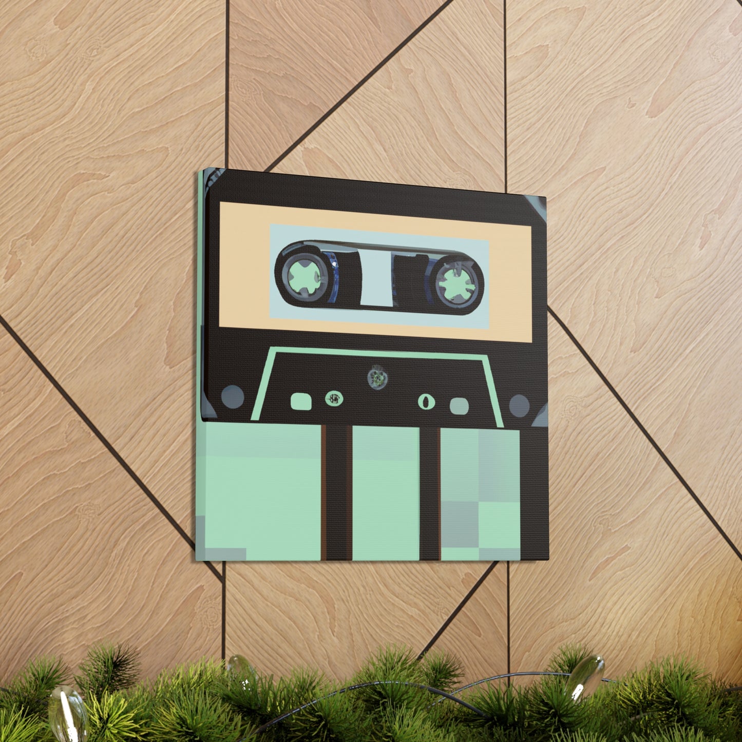 "Cassette Tape Renaissance" - Canvas