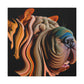 "Shar Pei Transformation Art" - Canvas