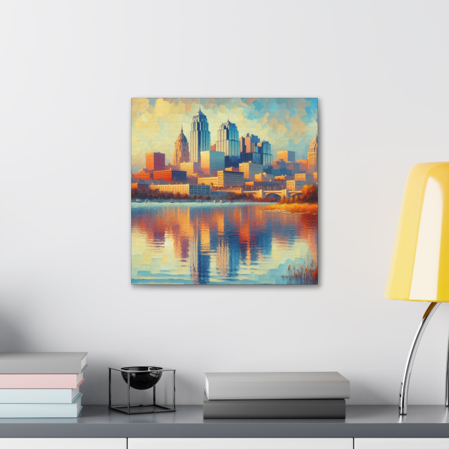 "Dynamic Cityscape Revival" - Canvas