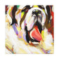 Saint Bernard Impressionism - Canvas