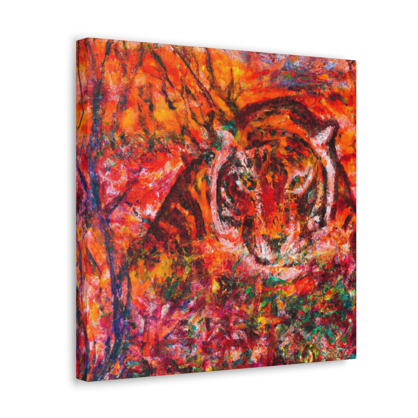 Tiger in Impressionism - Canvas