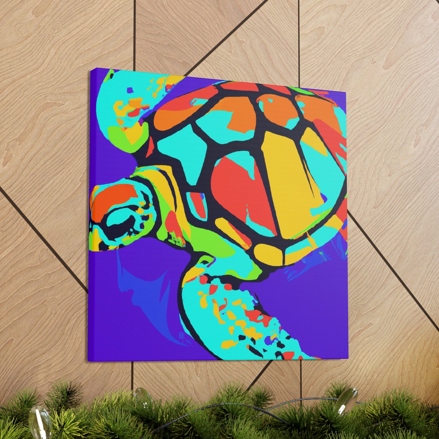 Sea Turtle Pop Brilliance - Canvas