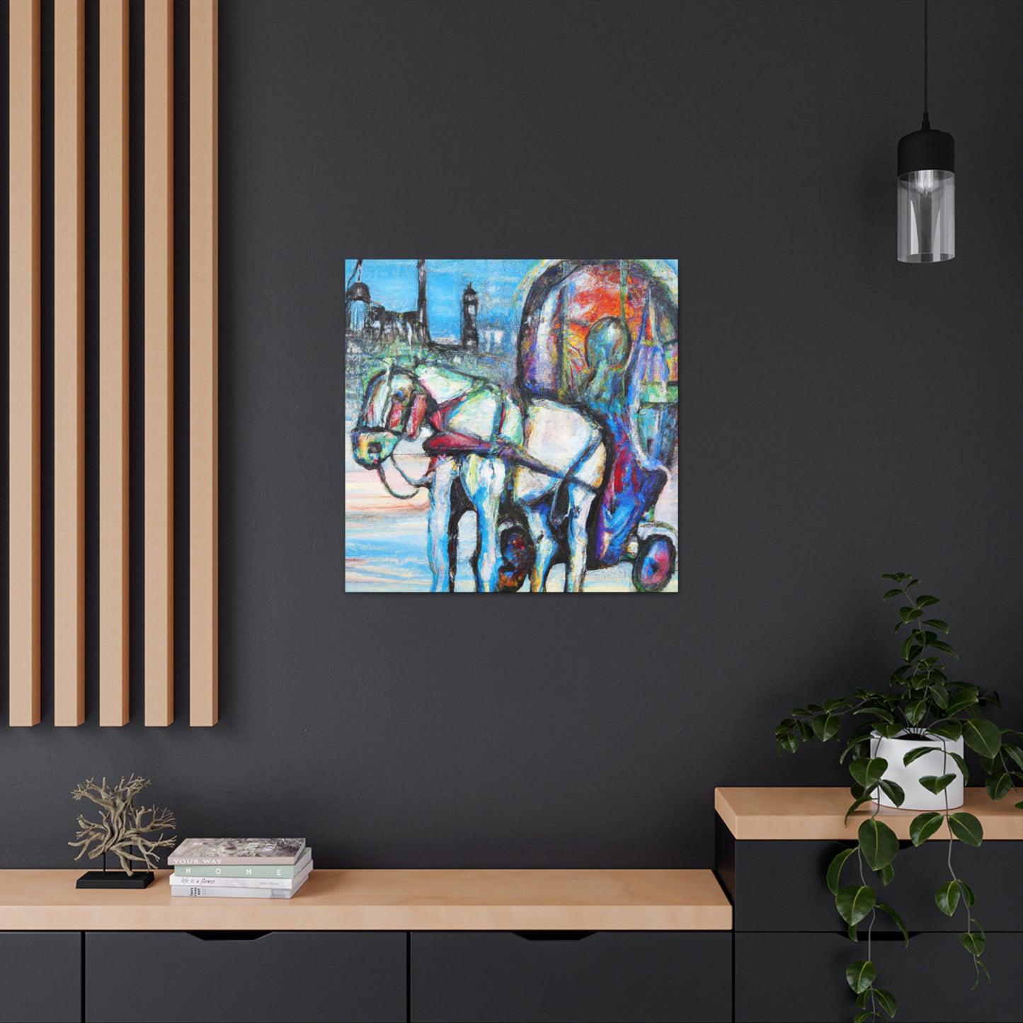 "Horse Drawn Carriage Dream" - Canvas