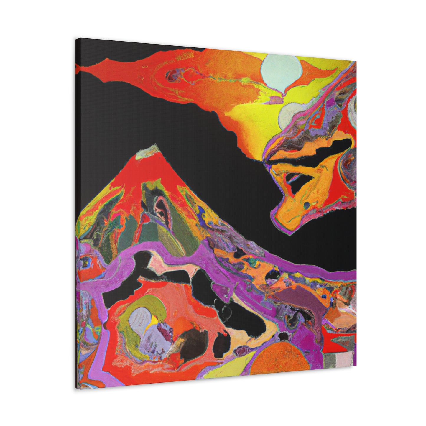 Volcano of Firestorm - Canvas