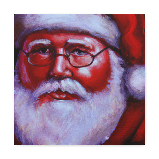 Santa Comes To Town - Canvas