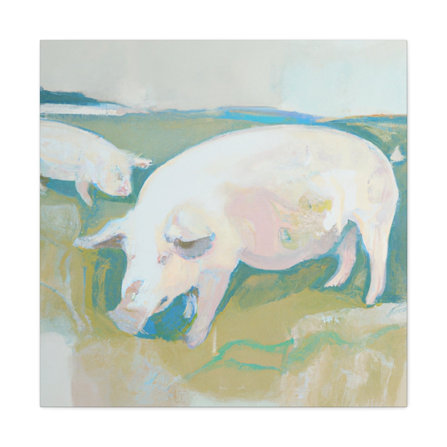 "Pig in Expressionism" - Canvas