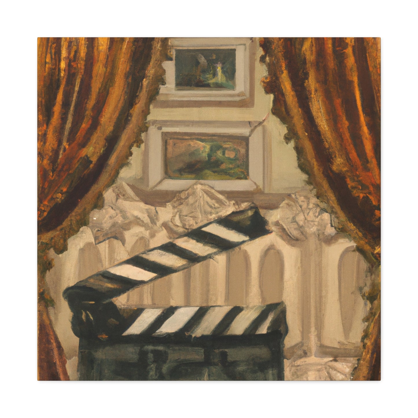 Clapboard in Rococo - Canvas