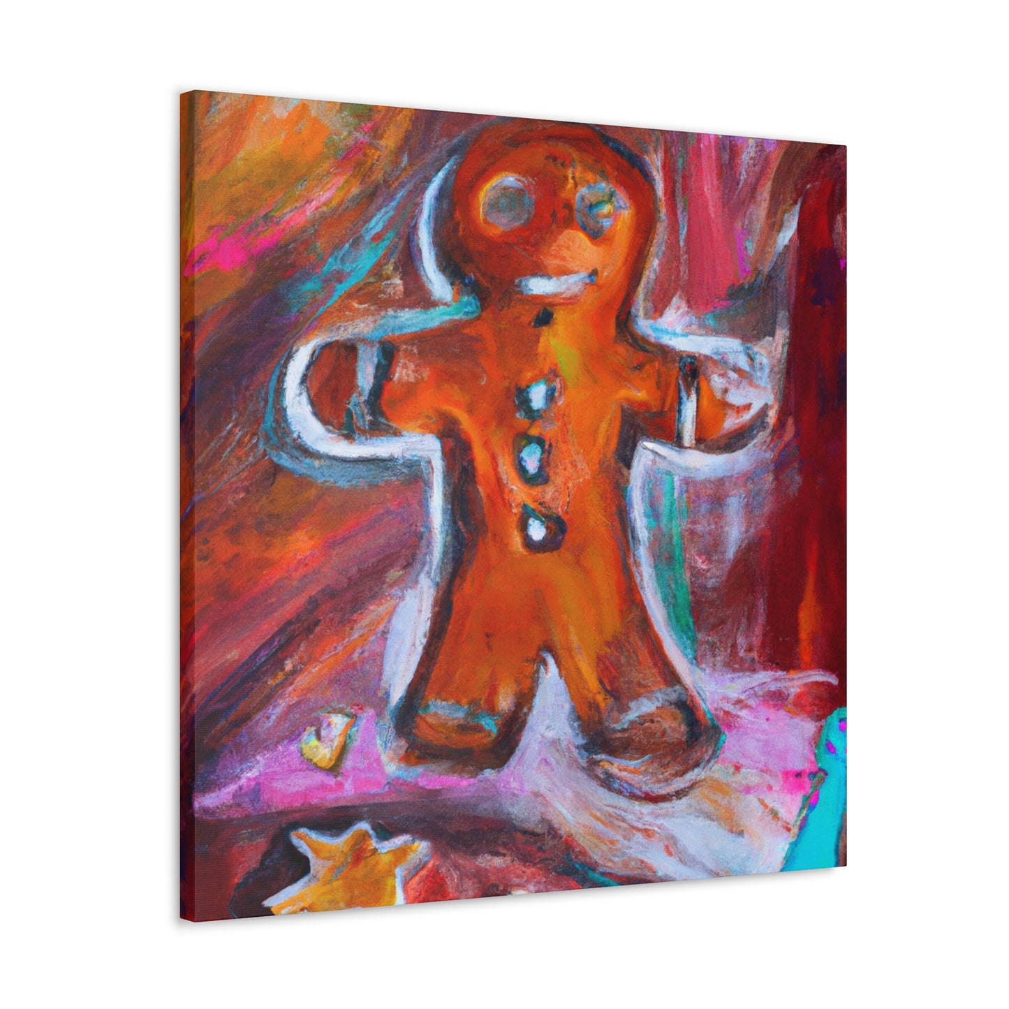 Gingerbread Man Realism - Canvas