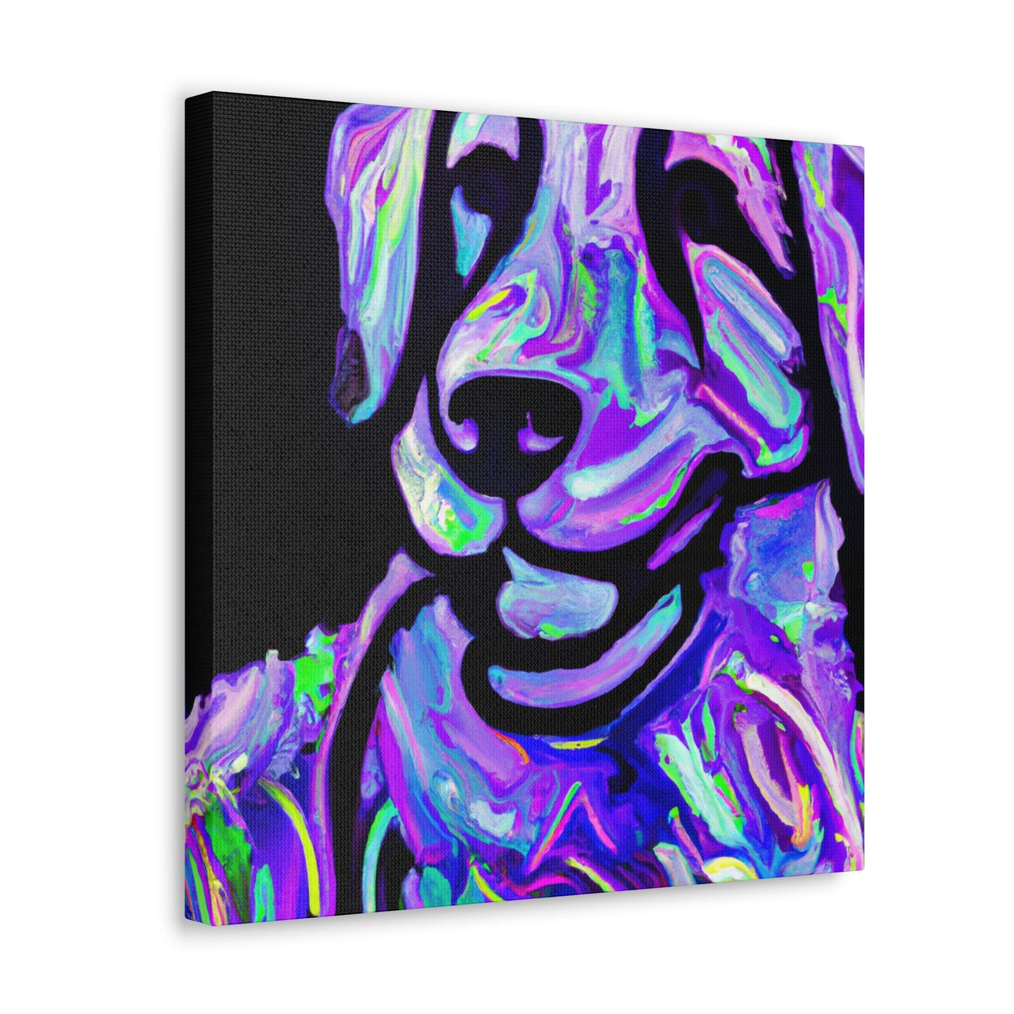 "Labrador in Expressionism" - Canvas