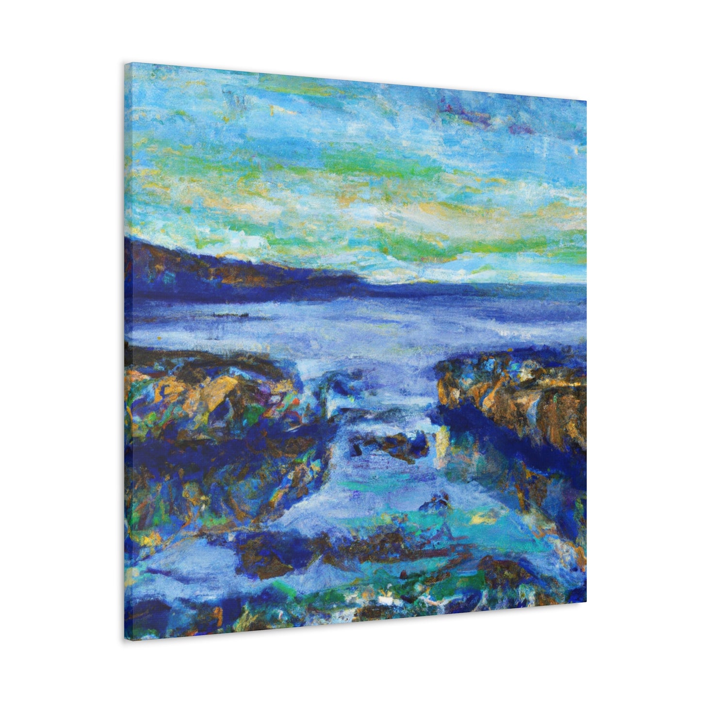 Coastline, Impressionist Style - Canvas