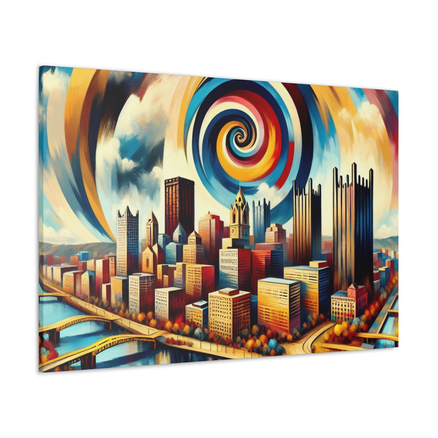 Steel Dreams Unveiled - Canvas