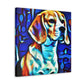 Beagle in Sunrise Glow - Canvas