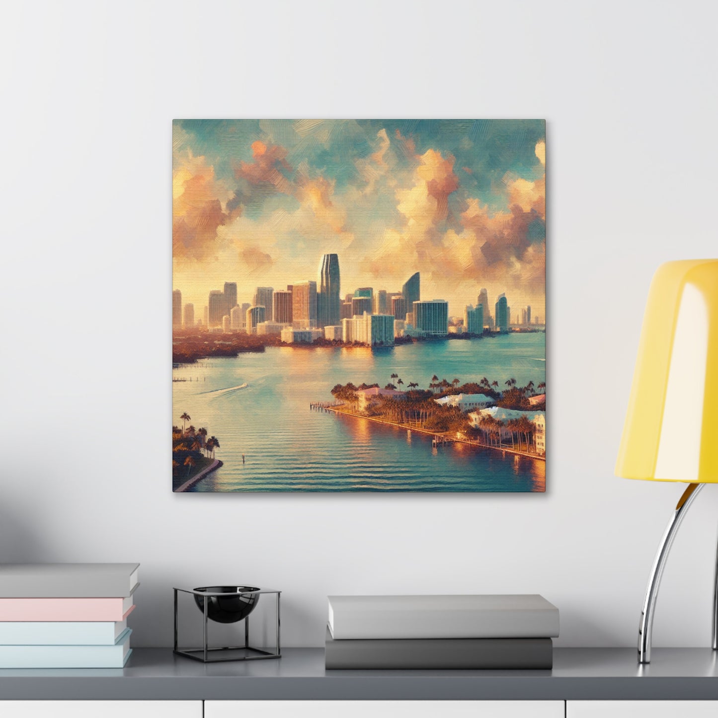 Vibrant Miami Horizon - Canvas