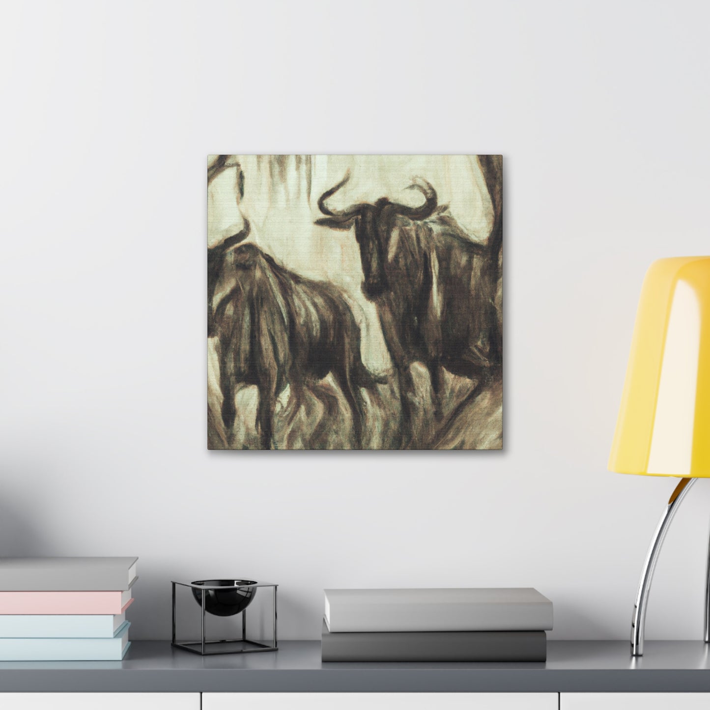 Wildebeest in Majesty - Canvas