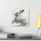 Arctic Hare Winter Scene - Canvas